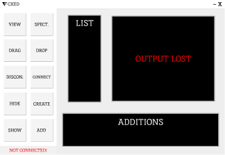 The CXED User Interface